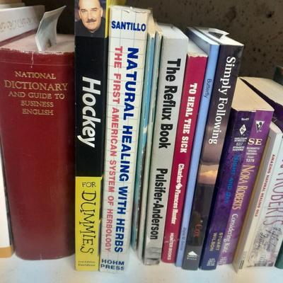 Variety of hardback and softback books of different Genres