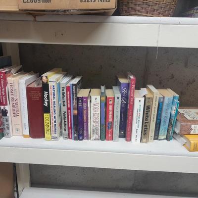 Variety of hardback and softback books of different Genres