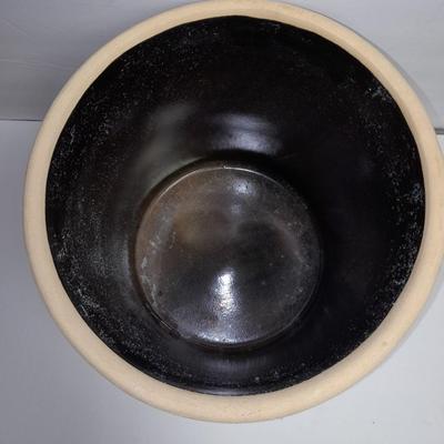 Rare 4 Gallon Ransbottom Crown Stoneware Crock Pickling / Sauer Kraut Decorative Excellent Condition