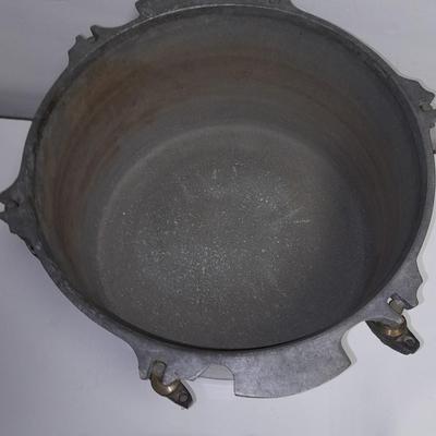 Antique All American Cast Aluminum Pressure Cooker Canner no. 7 Wisconsin Foundry Co, 15 1/2 QT,