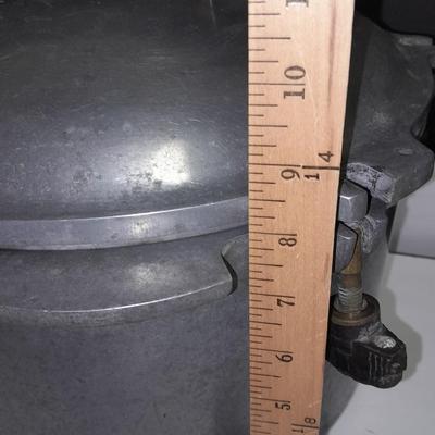 Antique All American Cast Aluminum Pressure Cooker Canner no. 7 Wisconsin Foundry Co, 15 1/2 QT,