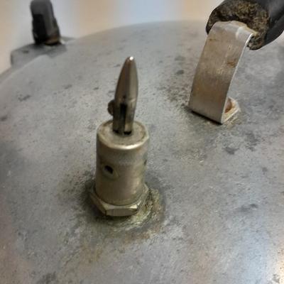 Antique All American Cast Aluminum Pressure Cooker Canner no. 7 Wisconsin Foundry Co, 15 1/2 QT,