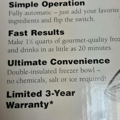 Cuisinart Frozen Yogurt - Ice cream & Sorbet maker