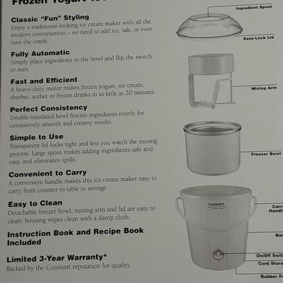 Cuisinart Frozen Yogurt - Ice cream & Sorbet maker