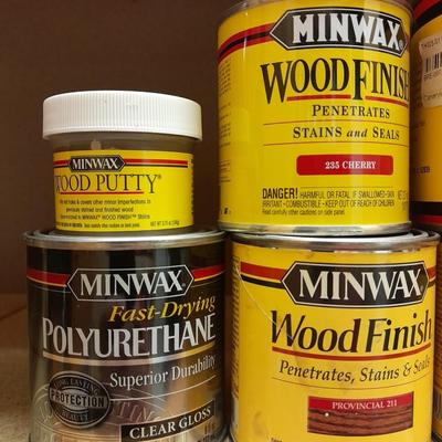 Variety of minwax furniture stain Full to nearly full cans