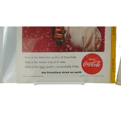 Three Vintage 1950s Coca-Cola Adertisements