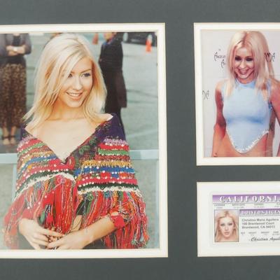 Vintage Christina Aguilera Photo Memorabilia