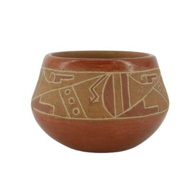 Small Signed Native American Clay Pot