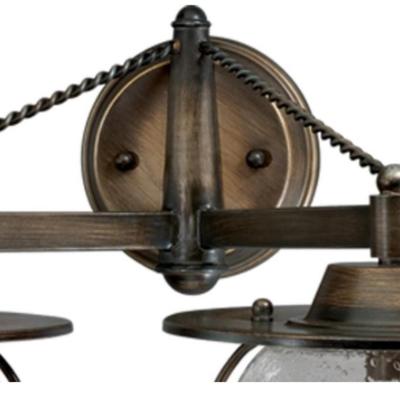 Karole 2 - Light Dimmable Parisian Bronze Vanity Light