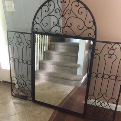 Heavy Decorative Iron Mirror