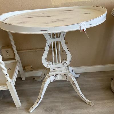 Shabby Chic Side Table, Vintage