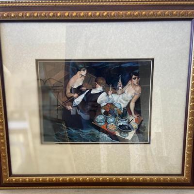 French Framed Print