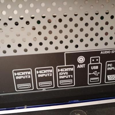 Television receiver with remote,  50" TV