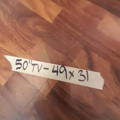 Television receiver with remote,  50" TV