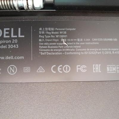 Dell all in one computer with extra monitor, keyboard, and mouse