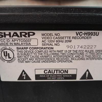 Sharp Video Cassette Recorder