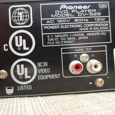 Pioneer DVD player with remote and four DVD movies