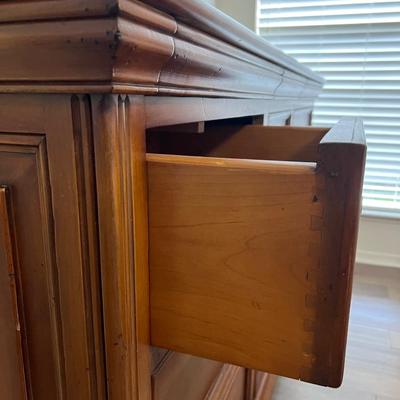 Wooden Dove Tail, 9 Drawer Dresser Plus 3 Hidden Drawers