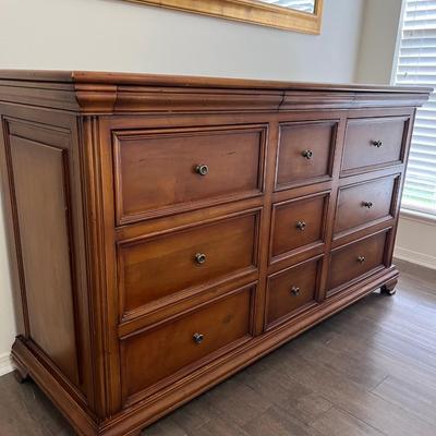 Wooden Dove Tail, 9 Drawer Dresser Plus 3 Hidden Drawers
