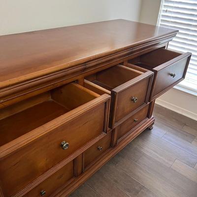 Wooden Dove Tail, 9 Drawer Dresser Plus 3 Hidden Drawers