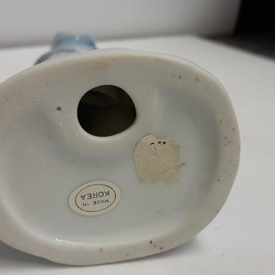 Condor Quartz anniversary clock with glass dome and small little boy blue figure