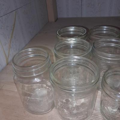 14 glass canning jars (2)