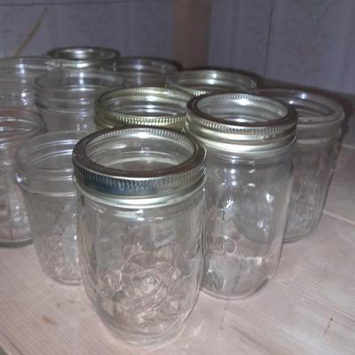 14 glass canning jars (2)