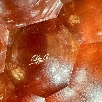 Crystal Bowl Oleg Cassini