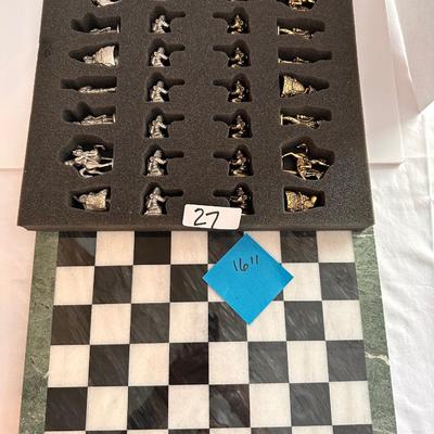 Marble Base Chess Set