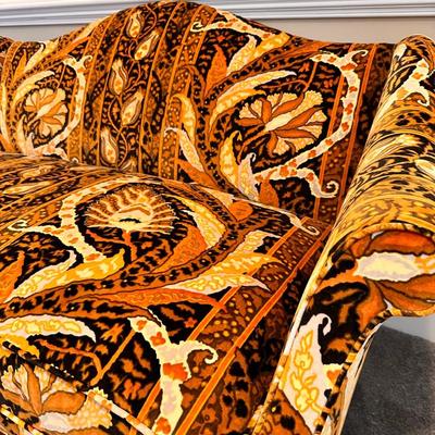 Pair of Heritage Camel Back Chineese Chippendale Love Seats