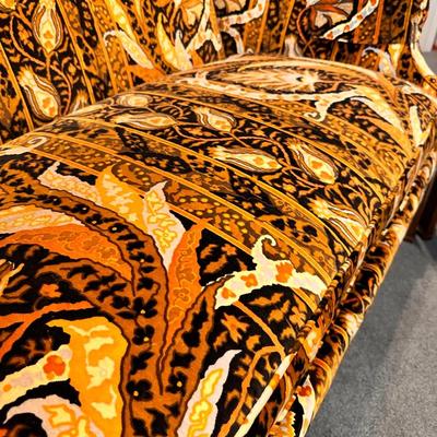 Pair of Heritage Camel Back Chineese Chippendale Love Seats