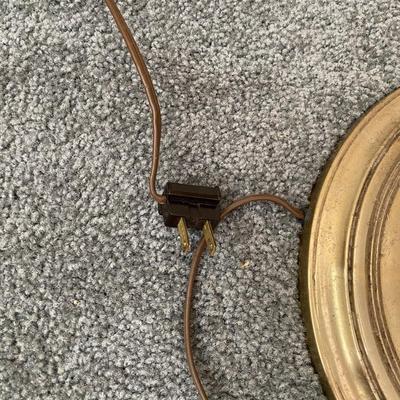 Vintage Brass Floor Lamp