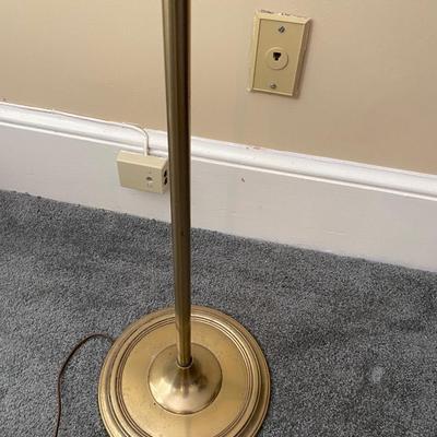 Vintage Brass Floor Lamp