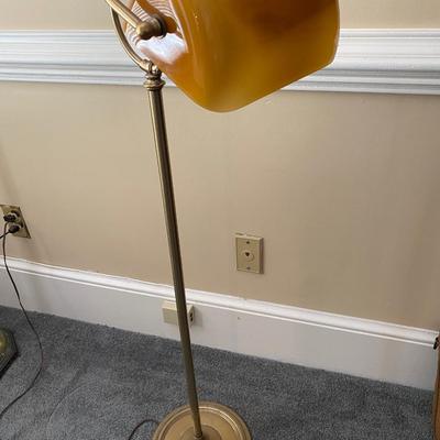 Vintage Brass Floor Lamp
