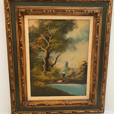 Framed Landscape Painting