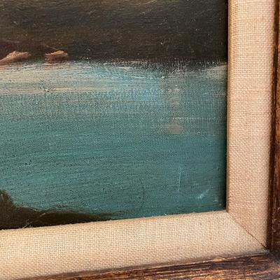 Framed Landscape Painting