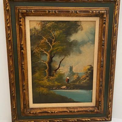 Framed Landscape Painting