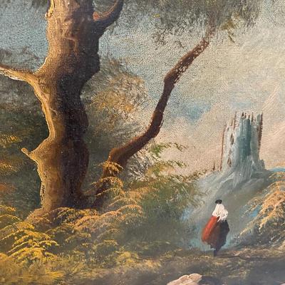 Framed Landscape Painting