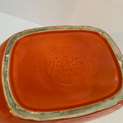 Orange Fiesta Ware Pitcher