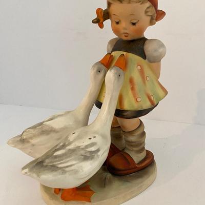 TALL Hummel Goose Girl Statue