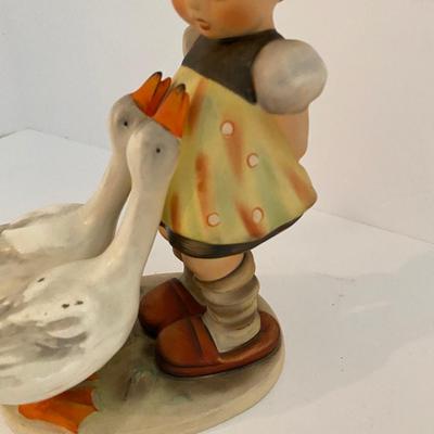 TALL Hummel Goose Girl Statue