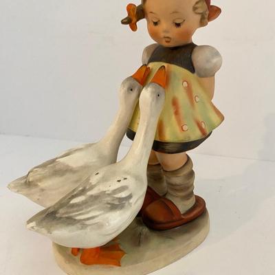 TALL Hummel Goose Girl Statue