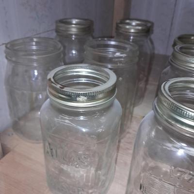 14 glass canning jars (3)