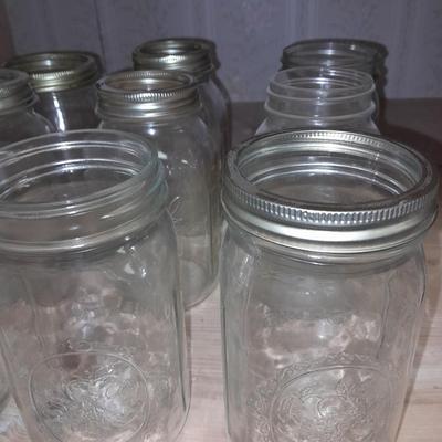 14 glass canning jars (3)