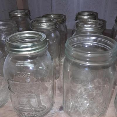 14 glass canning jars (3)