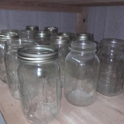 14 glass canning jars (3)