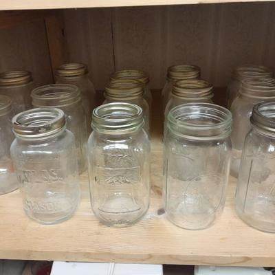 14 glass canning jars (3)
