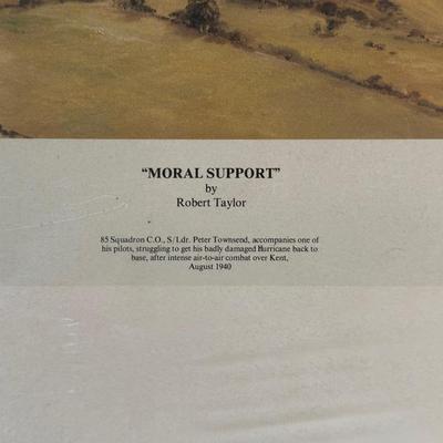 â€œMORAL SUPPORTâ€ PRINT BY ROBERT TAYLOR