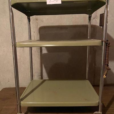 Vintage Avocado Kitchen Cart
