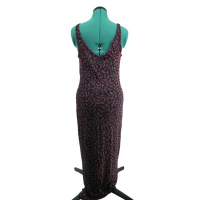 Vintage Burgundy Sparkly Dress 